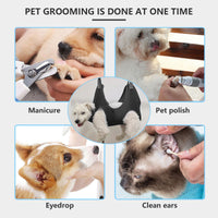 Thumbnail for Pawfriends Hammock Helper Pet Dog Cat Bath Grooming Care Trimming Beauty Hammock L