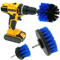 Thumbnail for Tooleiz Three-Piece Electric Drill Set Bathroom Carpet Sink Cleaning Brush Head Blue