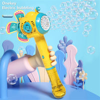 Thumbnail for Bubblerainbow Full-Automatic Submarine Windmill Bubble Machine Children's Hand-Held Toy