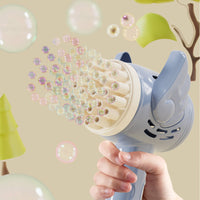 Thumbnail for Bubblerainbow 23-Hole Angel Bubble Hammer Gatling Bubble Machine Children's Electric Toy