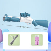 Thumbnail for Bubblerainbow Bubble Machine Fully Automatic Hand-Held Spray Gun Electric 10-Hole Toy Blue