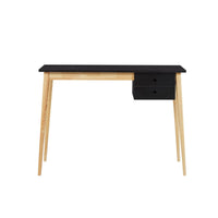 Thumbnail for Oslo Desk with Drawer in Black & Natural