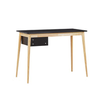 Thumbnail for Oslo Desk with Drawer in Black & Natural