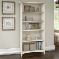 Thumbnail for Salinas 5 Shelf Bookcase White