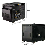 Thumbnail for Diesel Generator Single Phase 8.4kw Rated Diesel 6kw 13hp Portable