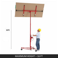 Thumbnail for 16FT Drywall Gyprock Panel Lifter Plaster Board Sheet Hoist Lift Plasterboard