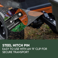 Thumbnail for Steel Dump Cart Garden Tipping Trailer