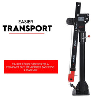 Thumbnail for 800kg Electric Hoist Winch Crane 12V Swivel Car Truck UTE Lift 360° Pick Up