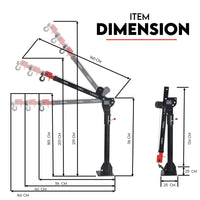 Thumbnail for 800kg Electric Hoist Winch Crane 12V Swivel Car Truck UTE Lift 360° Pick Up