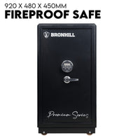 Thumbnail for Electronic Digital Safe Box Fire Proof Safe Heavy Duty Key Lock Security 118L