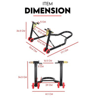 Thumbnail for Motorcycle Stand Rear and Front