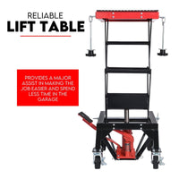 Thumbnail for Motorcycle Scissor Lift Stand 135kg Hydraulic Motorbike Lifter Dirt Bike Jack