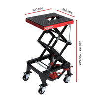 Thumbnail for Motorcycle Scissor Lift Stand 135kg Hydraulic Motorbike Lifter Dirt Bike Jack