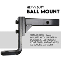 Thumbnail for Adjustable Drop Towbar Tow Bar Ball Mount Tongue 2