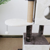 Thumbnail for CATIO Deluxe Multi-Function Three-Level Dual Cat Scratching Tree 141cm