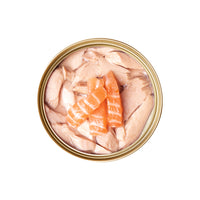 Thumbnail for CAT FOREST Premium Tuna White Meat With Salmon In Jelly Cat Canned Food 85G X 24