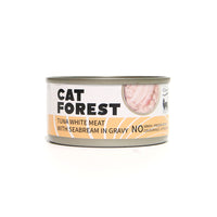 Thumbnail for CAT FOREST Classic Tuna White Meat With Seabream In Gravy Cat Canned Food 85G X 24