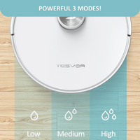 Thumbnail for Tesvor S6 Turbo Robot Vacuum Cleaner Mop With Laser Navigation 4000Pa