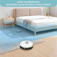 Thumbnail for Tesvor S6 Turbo Robot Vacuum Cleaner Mop With Laser Navigation 4000Pa