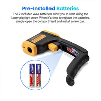 Thumbnail for Etekcity Infrared Thermometer 774-2 Pack