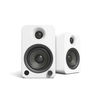 Thumbnail for Kanto YU4 140W Powered Bookshelf Speakers with Bluetooth® and Phono Preamp - Pair, Matte White