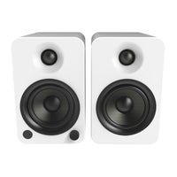 Thumbnail for Kanto YU4 140W Powered Bookshelf Speakers with Bluetooth® and Phono Preamp - Pair, Matte White