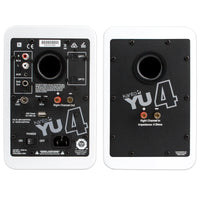 Thumbnail for Kanto YU4 140W Powered Bookshelf Speakers with Bluetooth® and Phono Preamp - Pair, Matte White