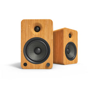 Thumbnail for Kanto YU6 200W Powered Bookshelf Speakers with Bluetooth® and Phono Preamp - Pair, Bamboo