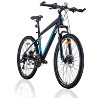 Thumbnail for Trinx M600 Mountain Bike 24 Speed MTB Bicycle 17 Inches Frame Blue