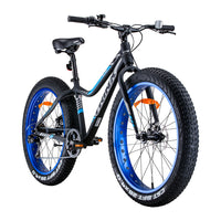 Thumbnail for Trinx Tiger T106 Fat Bike Shimano 7 Speed Bicycle Blue