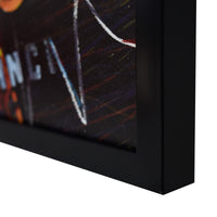 Thumbnail for 60X90cm Neon Serenade Black Framed Hand Painted LED Wall Art