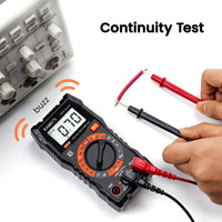 Thumbnail for KAIWEETS Digital Multimeter with Case, DC AC Voltmeter, Ohm Volt Amp Test Meter and Continuity Test Diode Voltage Tester for Household Outlet, Automotive Battery Test (Anti-Burn with Double Fuses)