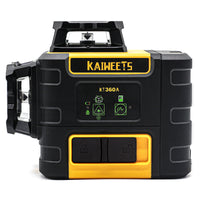 Thumbnail for KAIWEETS KT360A Green Laser Level 3 X 360° Rotary Self Leveling with 1 Rechargeable Battery