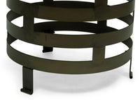 Thumbnail for Retro Style Spiral Round Coffee Table with Wood Top