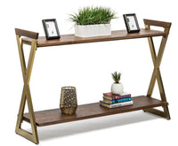 Thumbnail for Wooden Entryway Hallway Console Table with Shelves