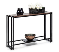 Thumbnail for Sleek Hallway Console Table with Copper Textured Top