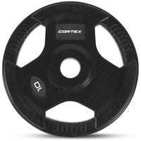 Thumbnail for CORTEX 10kg Tri-Grip Olympic Plates 50mm (Set of 4)