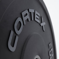 Thumbnail for CORTEX 10kg Black Series V2 50mm Rubber Olympic Bumper Plate (Pair)