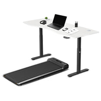 Thumbnail for Lifespan Fitness Walkingpad M2 Treadmill with Dual Motor Automatic Standing Desk 180cm in White/Black