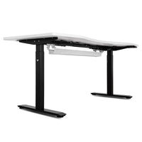 Thumbnail for Lifespan Fitness WalkingPad M2 Treadmill with ErgoDesk Automatic White Standing Desk 1500mm + Cable Management Tray