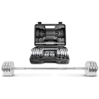 Thumbnail for LSG 2-in-1 Dumbbell Barbell Set with Case 30kg