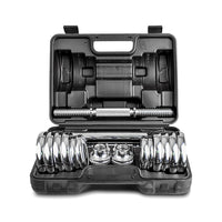 Thumbnail for LSG 2-in-1 Dumbbell Barbell Set with Case 30kg