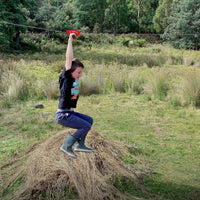 Thumbnail for Lifespan Kids Woomera Flying Fox + Red Monkey Swing