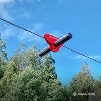 Thumbnail for Lifespan Kids Woomera Flying Fox + Red Monkey Swing