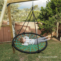 Thumbnail for Lifespan Kids Oakley Swing Set with 1m Spidey Web Swing