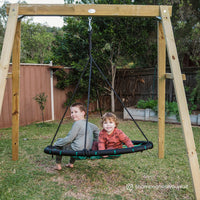 Thumbnail for Lifespan Kids Oakley Swing Set with 1m Spidey Web Swing