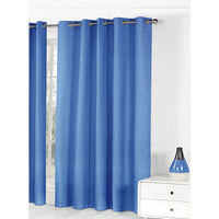 Thumbnail for Bloomington Pair of Easy Care Eyelet Curtains Blue 180 x 221 cm