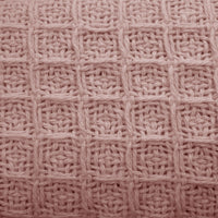 Thumbnail for Cotton Waffle Blanket Dusty Pink King