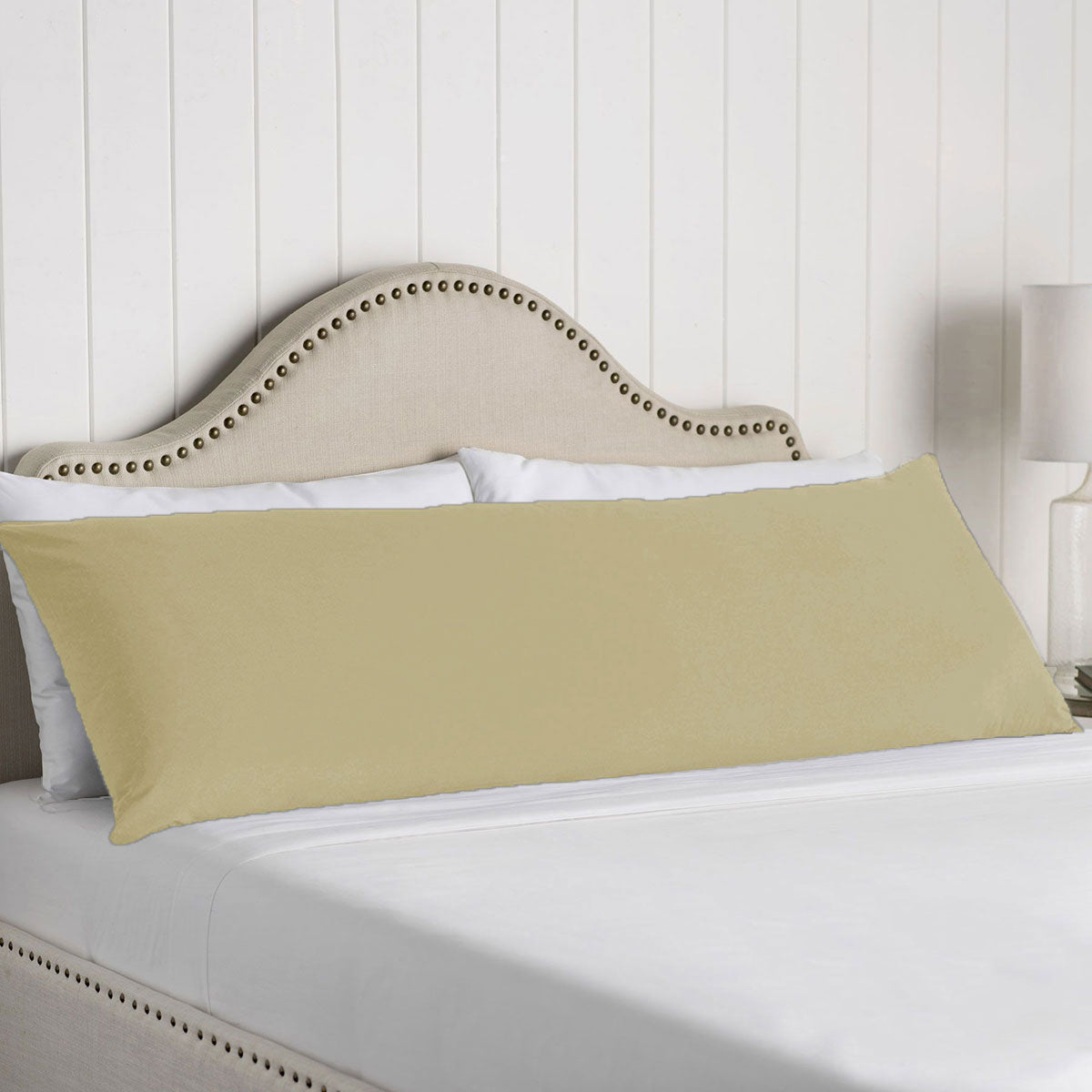 Artex 100% Cotton Body Pillowcase Light Taupe