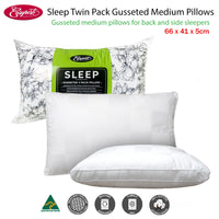 Thumbnail for Easyrest Sleep Twin Pack Gusseted Medium Standard Pillows